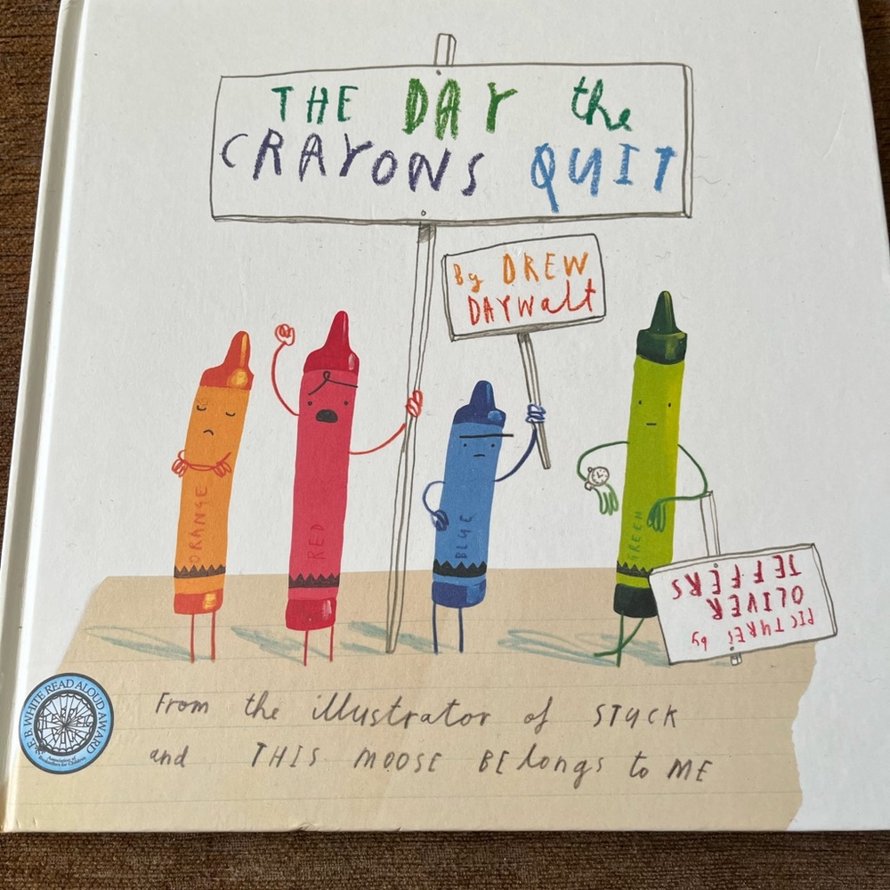(Like-new) The Day the Crayons Quit | Children’s Hardcover Book‎